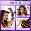 Automatic Curling Iron with Smart Anti-Tangle Design - Travel Friendly
