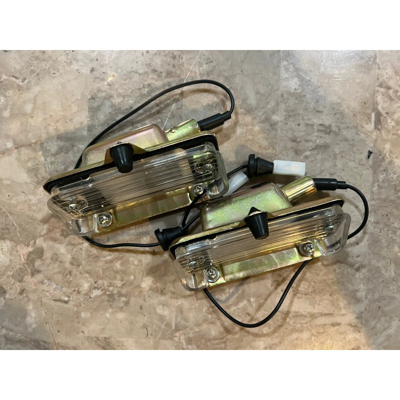 KK 1968 Chevelle El Camino Backup Lamp Light Assembly Pair