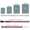 Travelkin Cross Luggage Strap, TSA Approved, Adjustable Travel Suitcase Belt