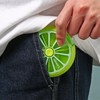 Portable Rotating Lime Compartment Pill Box Weekly Pill Travel custody 4ea