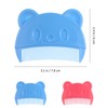 DOITOOL 2pcs Baby Hair Combs, Cute Bear Shaped Fine Tooth