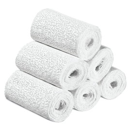 Plaster Coth Rolls 6 Pack Plaster Gauze Bandage Plaster Strip Gauze Wrap for Body Casts Craft Projects Belly Molds 3in x 106 inch