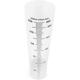 Bainbridge Fluid, Liquid and Chemical Measuring Cylinder, 250 ml Capacity
