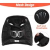 Cats and Dogs Vest Harnesses with Leash Reflective (Black, L)