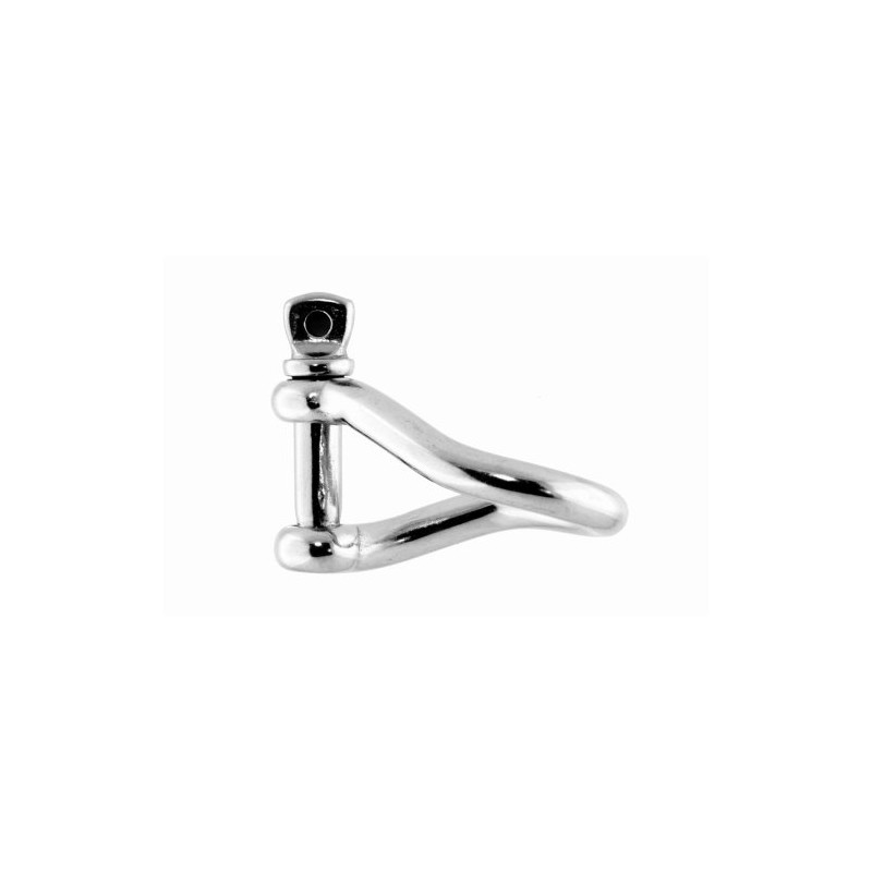 Edelstahl Schäkel gedrehte Form ø 6 mm, A4 AISI 316