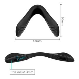 HILEEN Replacement Nose Pads Nose Pieces for Oakley M2 Frame (AF) | M2 Frame XL OO9343 | M2 Frame XL Asian Fit OO9345 | M2 Frame Vented (AF) Sunglasses | Eyeglasses 1 Piece