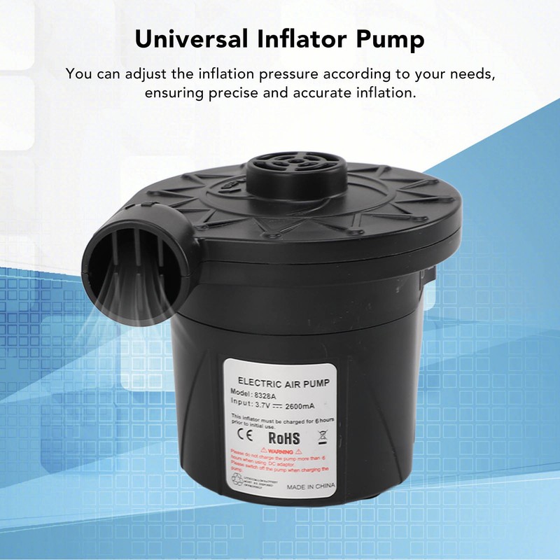 Electric Inflatable Pump Portable Quick Fill Air Pump for Air