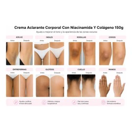 Crema Aclaradora Para Axilas, Ingles, Codos Y Rodillas 150g