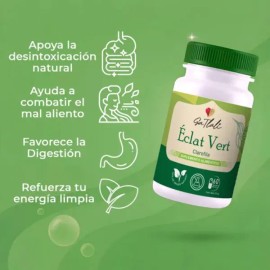 Clorofila clat Vert Ga Tlali 60 Cpsulas  Detox Natural, Apoyo Digestivo, Energa Limpia y Bienestar Integral con Suplemento de Origen Natural          