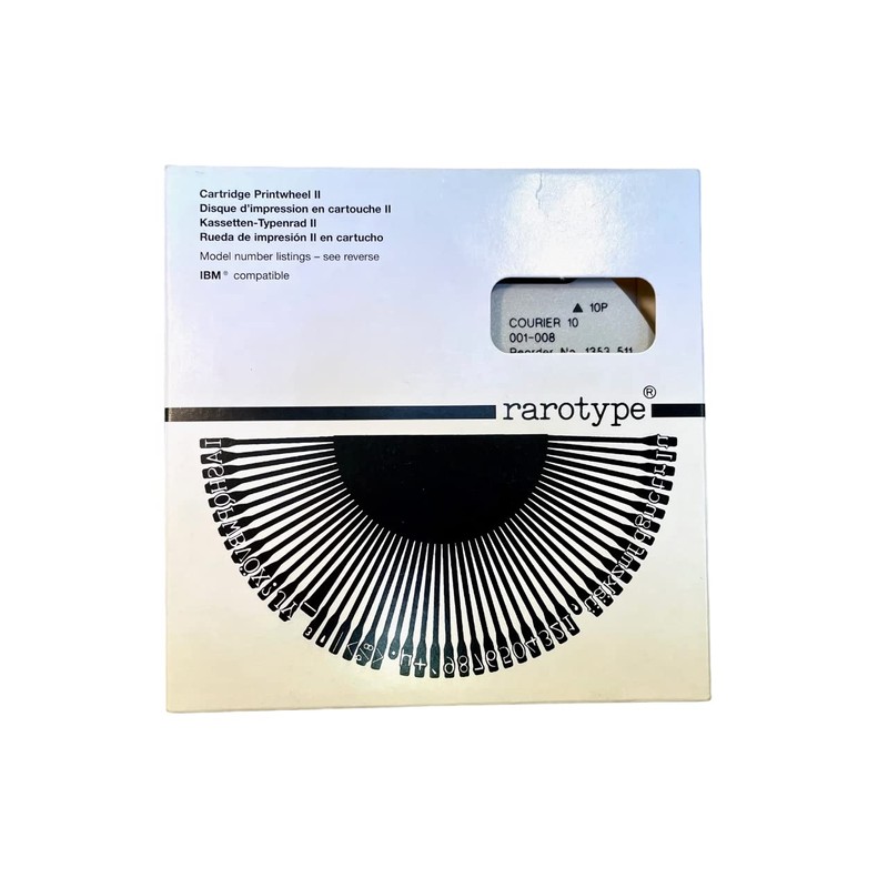 Rarotype Ibm 1353511 - 1-Courier 10 Printwheel