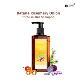 Buiiti Batana Rosemary Onion Three - in - One Shampoo For all hair types, nourishes hair, and promotes hair growth. Natural Shampoo Thick Haircare Comfort