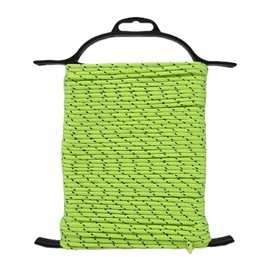 ESW LEISURE Guyline Rope For Tents Awning Camping Strong Lightweight Paracord Guy Ropes Guy Lines Fishing Outdoor Umbrella Bivvy Caravan Gazebo Tarp Windbreak Cord Line (Green & Black, 25 Metres)