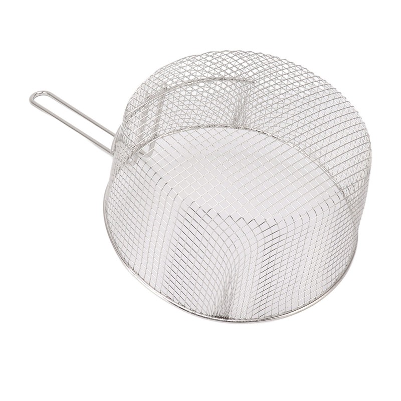 Frying Basket Stainless Steel Long Handle Reusable Rust Resistant Fry