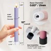 West Ivory Dusty Mauve Coordinated Pinkish Lilac 4 Pack, 10"