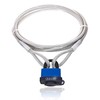 Drahtseile24 Loop Cable, Wire Cable Coated with Loops and ABUS