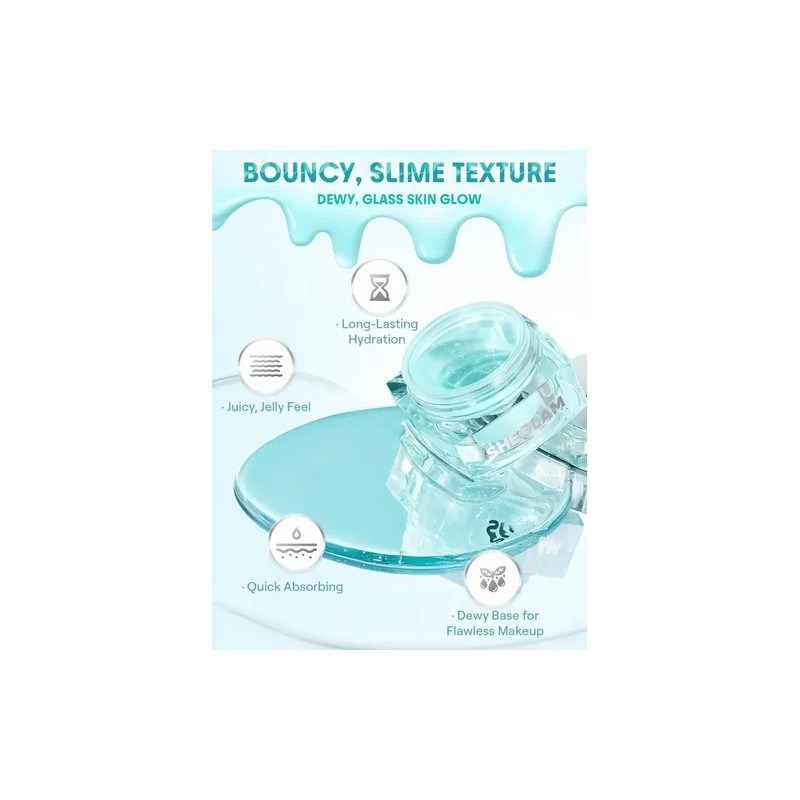 Primer Hidratante en Gel Sheglam HydroSlime para un Efecto Dewy