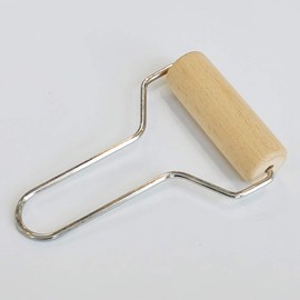 1 Piece 8.5cm Wide Wooden Brayer Wooden Rolling Pins 5D Diamond-Paint Art Tool Wooden Roller for Ceramic Pottery Clay Working