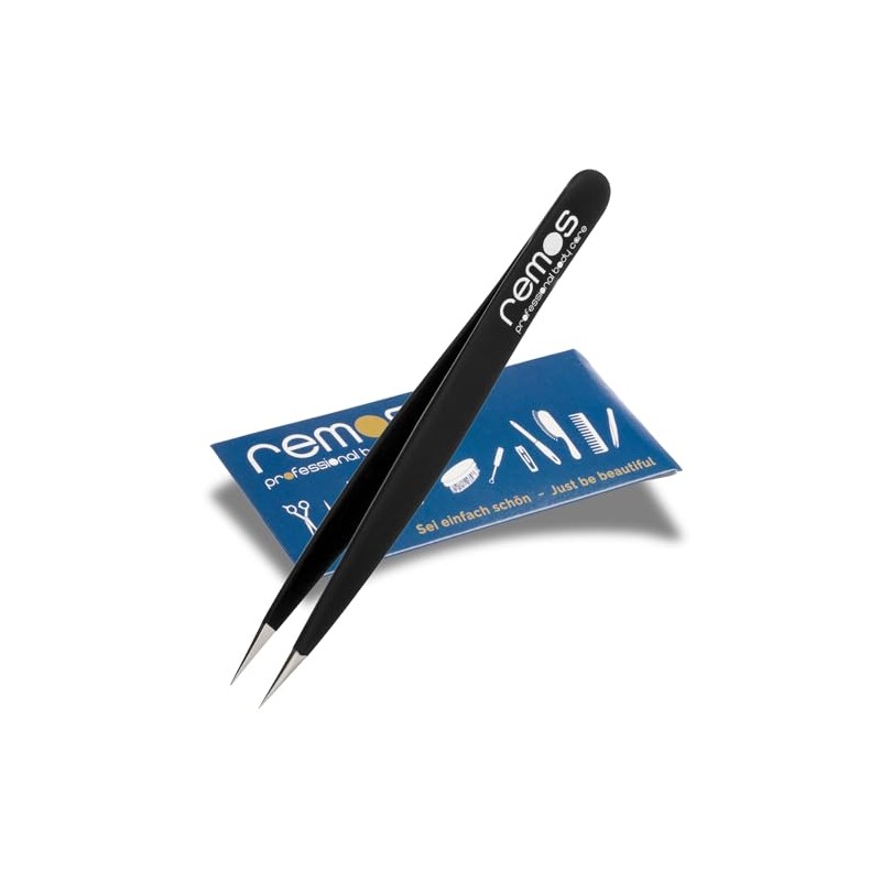 REMOS Splinter Tweezers with Extra fine tip Stainless Steel 9.5