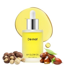 De:maf My Glow Oil – Aceite Facial 100% Natural Para Piel Sensible Y Grasa, Hidratante Y No Comedogénico Con Jojoba, Macadamia Y Vitamina E – Aceite F