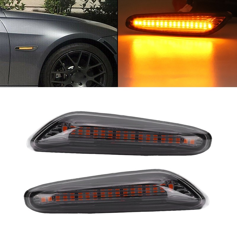 Car LED Brake Turn Signal Side Marker Indicator Lamp Fit