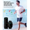AI Voice-Controlled Smart Watch with 1.85" Screen - IP68 Waterproof,