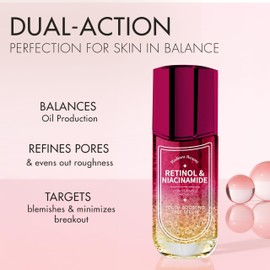 Radiant Beauty Retinol Serum for Face with Niacinamide – Dermatologist Tested, Anti-Aging, Korean Skin Care – Smooths Texture, Reduces Redness, Calms Sensitivity – Clean Vegan Formula – 1.69 fl oz