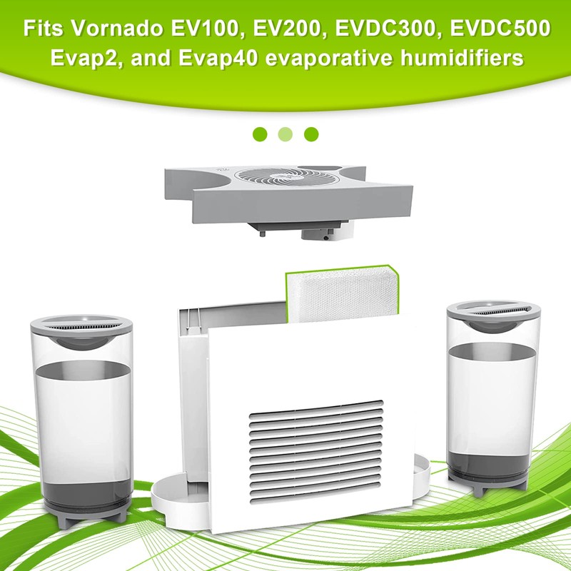 Pokin MD1-0034 Humidifier Filters Wick,Compatible with Vornado Humidifier Replacement Filter