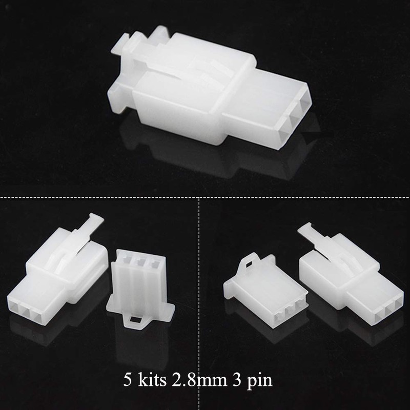 WMYCONGCONG 400pcs 2.8mm 2 3 4 6 9 Pin Automotive