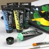 Krevo Art Fabric Paints Fabric Paints Washable Textile Paint Black