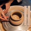 sourcing map 2pcs Wood Clay Roller Pebbles + Leaves Pattern