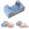 Piercing Pillow for Back Sleeper, Contour Ear Pillow for Back