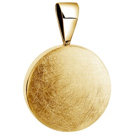 Nenalina 361305-500 Round Pendant for Women's Chain or Necklace Gold-Plated in 925 Sterling Silver