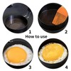 Pack of 2 fried egg moulds, pancake moulds, fried egg