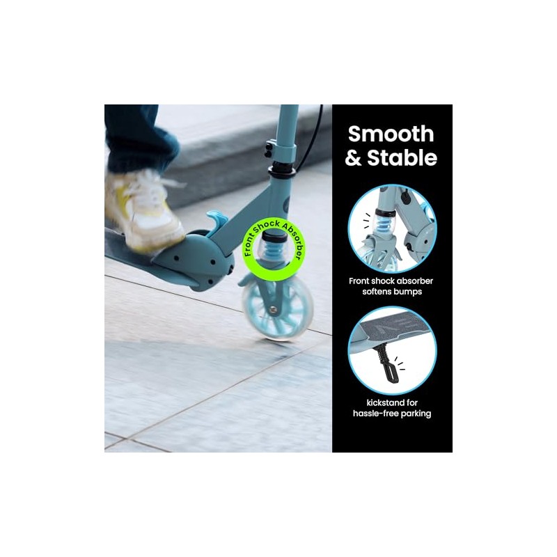 Aero Scooter for Kids 5-8 | Dynamic Lights, Hand Brake