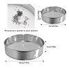 Gsakskdsap 2 Pieces Flour Sieve Stainless Steel, Fine Flour Sieve,