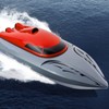 Remote Control Boats Rechargeable 2.4G Electric High Speed Speedboat for