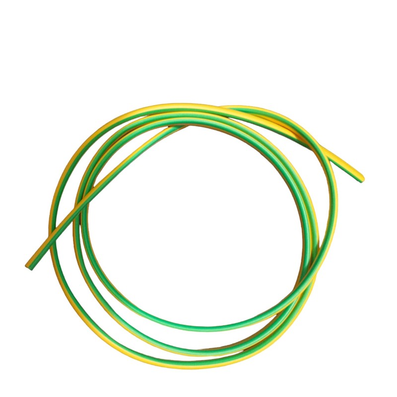 4mm PVC Green & Yellow Earth Electrical Wire Sleeving (5