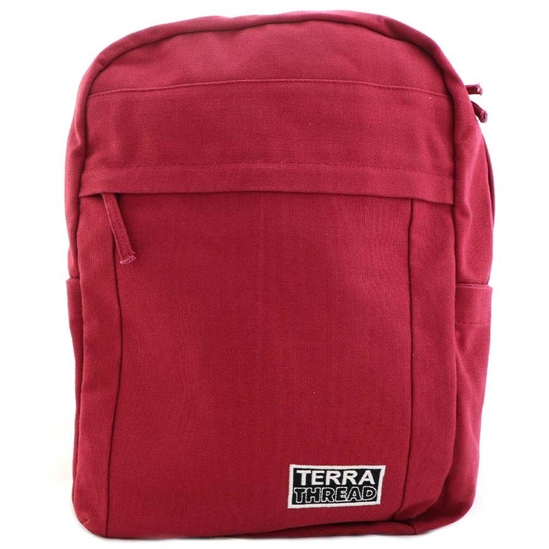 Terra Thread Organic Cotton Earth Backpack, Olive Green