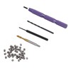 54 Pieces Metric Thread Repair Set M2.5x0.45x2D Stainless Steel Thread