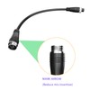 4-Prong Charger Extension Cable(8.3") for Ninebot Cable, Charging Cord Compatible