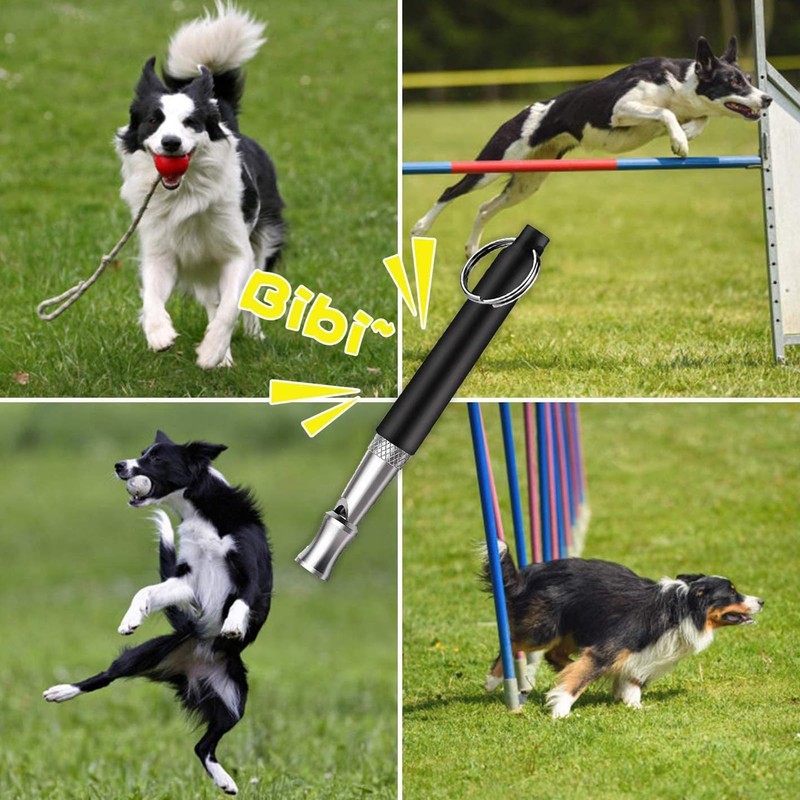 Siliget Dog Training Whistle, Dog Whistles for Recall, Ultrasonic Stop