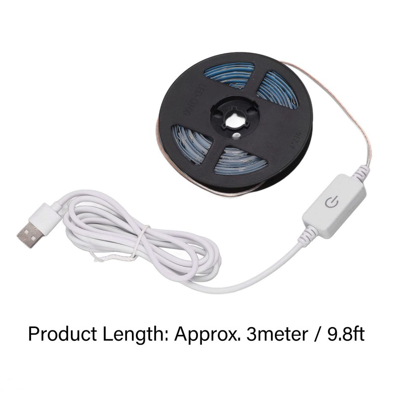 Plant Growth Light Strips, 5V Smart Touch Full Spectrum Grow