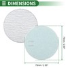 Motoforti Sandpaper Hook & Loop Sanding Sheets 2.95Inch x 2.95Inch
