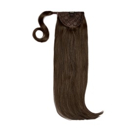 Luxury Gold 22'' 120g Human Hair Pony -4/27 Dark Brown & Caramel