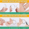 Coopache Ring Sizers for Loose Rings, 14 Pack Invisible Ring