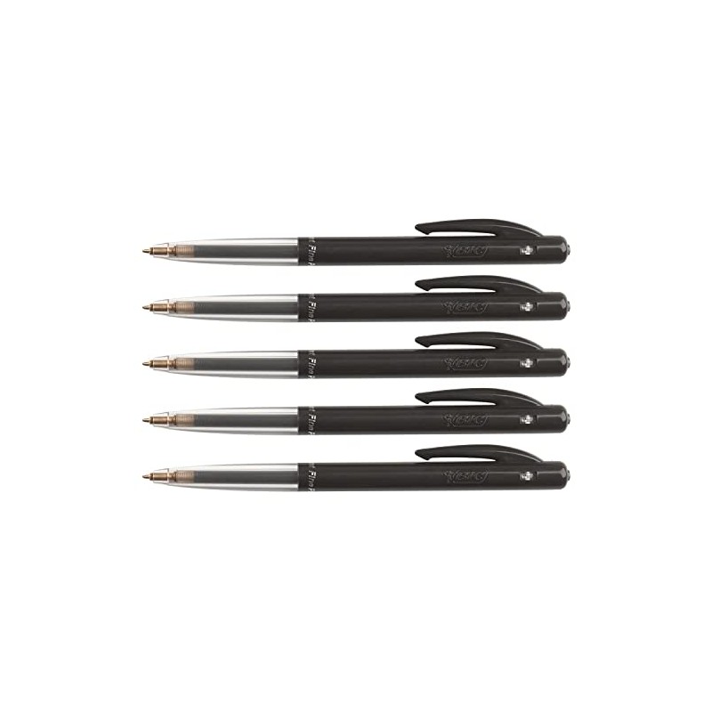 BIC M10 CLIC Fine Point Ballpoint Pen 0.7mm Black Ink