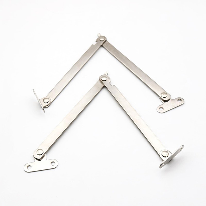 UtySty 2 Pack Folding Lid Support Hinge Drop Lids Stay