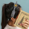 EAS Angelchouchou Smile Embroidered Stripe Hairband White