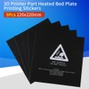3D Printing Sticker, 3 Pieces 3D Printer Heated Bed Platform