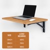 HBL' 2 Pack Folding Shelf Brackets 14 Inch Shelf Brackets